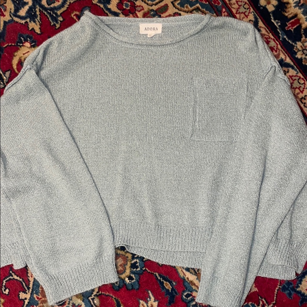 Adora Women's Light Blue Sweater